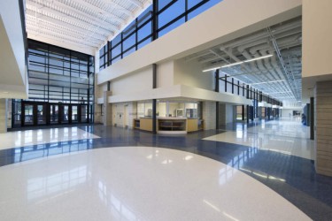 Purdue Fort Wayne Student Services Interior Lobby Atrium
