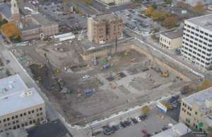 Ash Skyline Parking Aerial Site Work Ground
