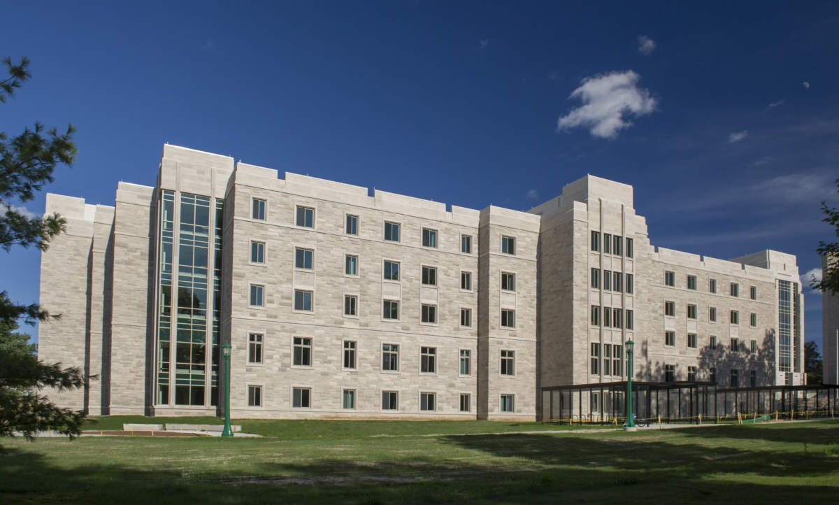 IU Spruce Hall Exterior Landscape Building Profile