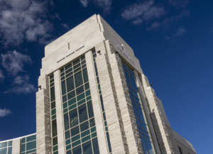 IU Spruce Hall Exterior Tower building contractor