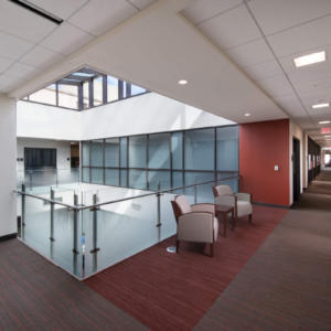 IWU Ott Hall Interior Floor Corner Hall Atrium