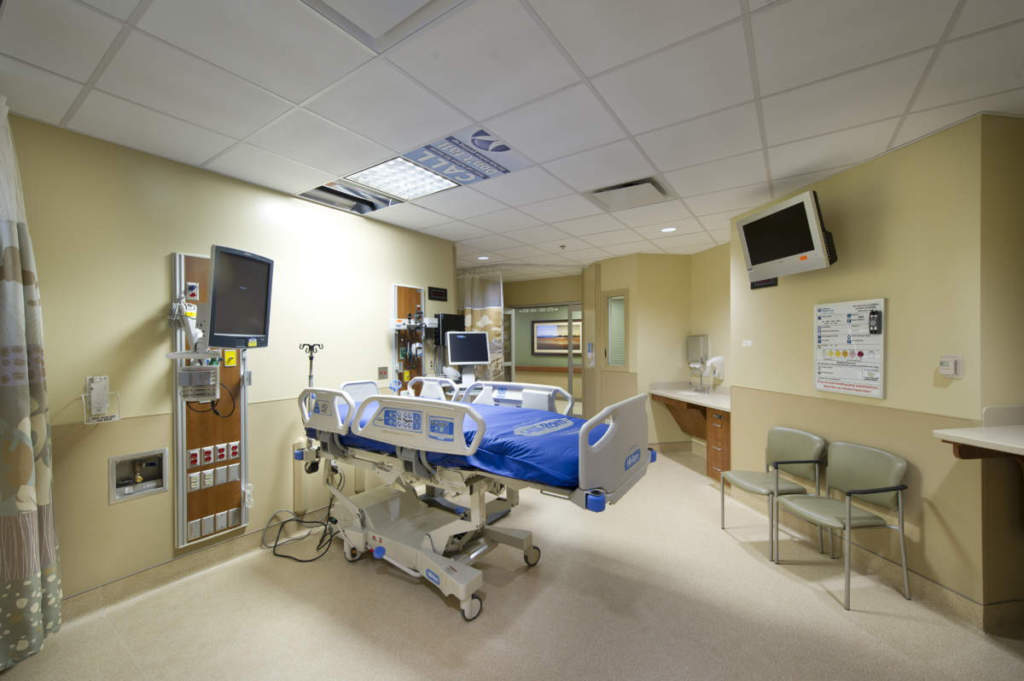 lutheran hospital expansion patient room private bed
