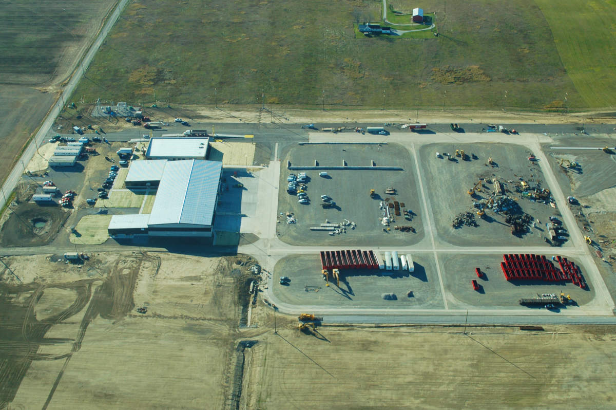 MetalX Exterior Aerial Campus Jobsite