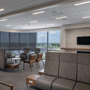 Parkview Cancer Institute waiting reception area