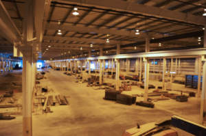 Scot Industries Interior - warehouse construction