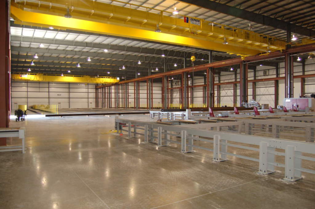 Triad Metals Interior - warehouse construction
