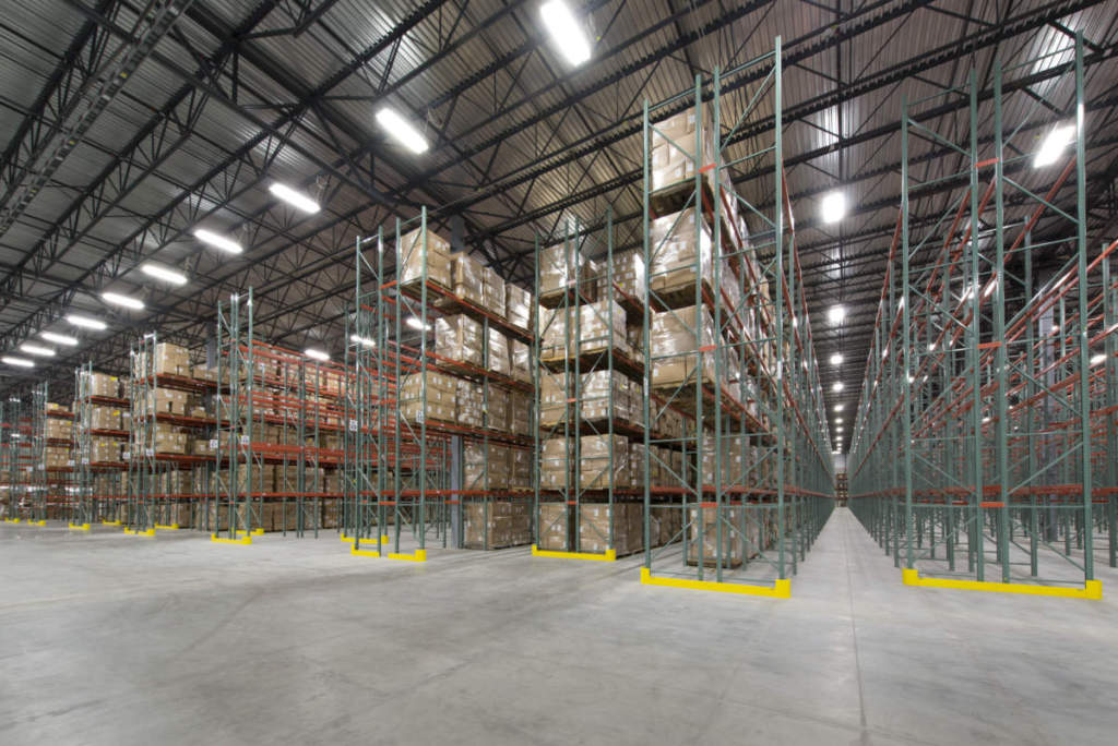 Vera Bradley Interior Shipping Racks Rows Facility Warehouse