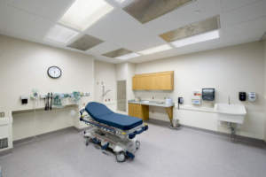 White County Memorial Hospital patient examination room