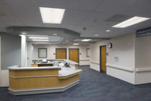 White County Memorial Hospital nurse station desk