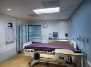 White County Memorial Hospital private patient room bed