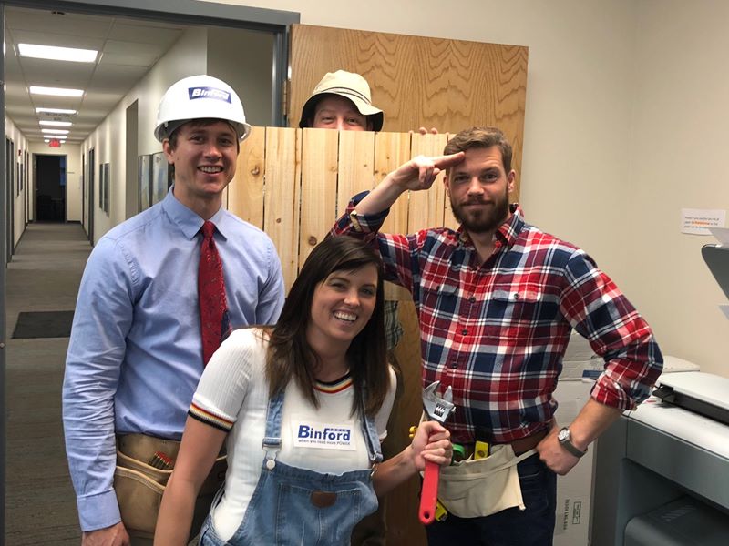 Halloween Costume Contest 2018 Bishop, Cole, Harrison & Cassidy