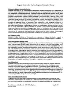 Form Orientation Packet