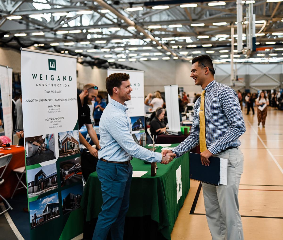 Recruiting Handshake PFW | Weigand Construction Weigand Construction Hiring