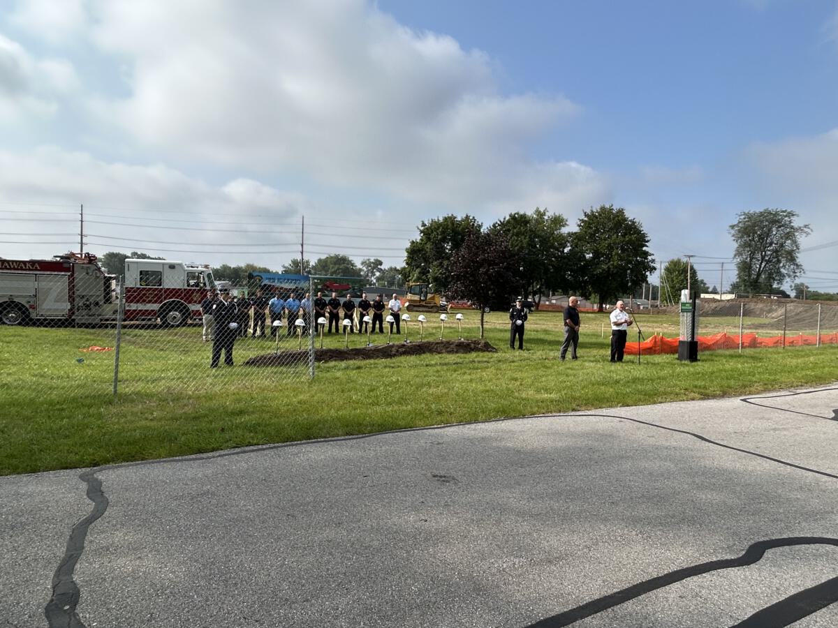 The groundbreaking site