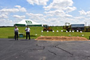 Speech prior to groundbreaking