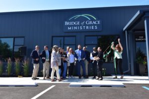 Celebrating Cutting the Ribbon