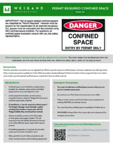 33) Aug. 14 18 Permit Required Confined Space