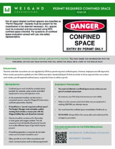 34) Aug. 19 23 Permit Required Confined Space