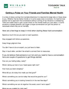 39) Sept. 23 Sept. 27 Mental Health