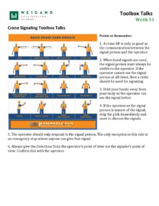 51) Dec. 16 Dec. 20 Crane Signal