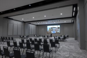 Conference Center dimmed lighting.