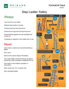 05) Feb 3 7 Step Ladder Safety