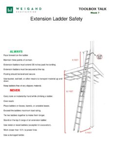 06) Feb 10 14 Extension Ladder Safety