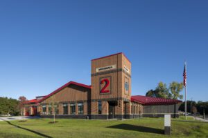 Fire Station Entrance.