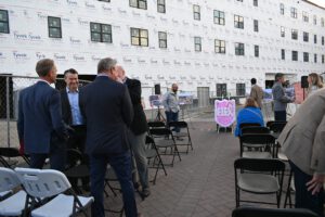 Guests being seated.