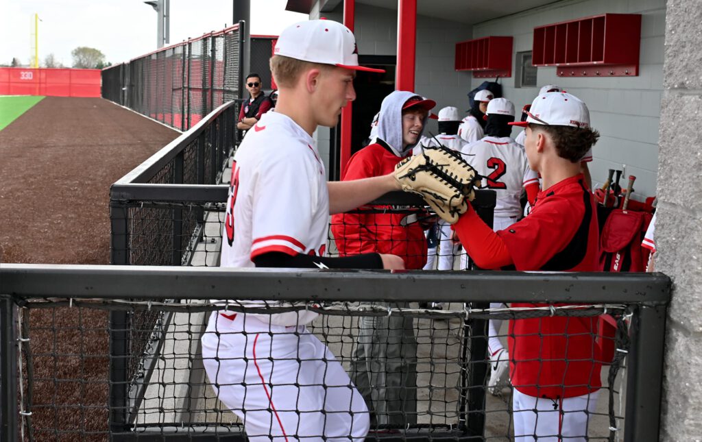 GCS Baseball Softball Complex Grand Opening | Weigand Construction Baseball team dugout
