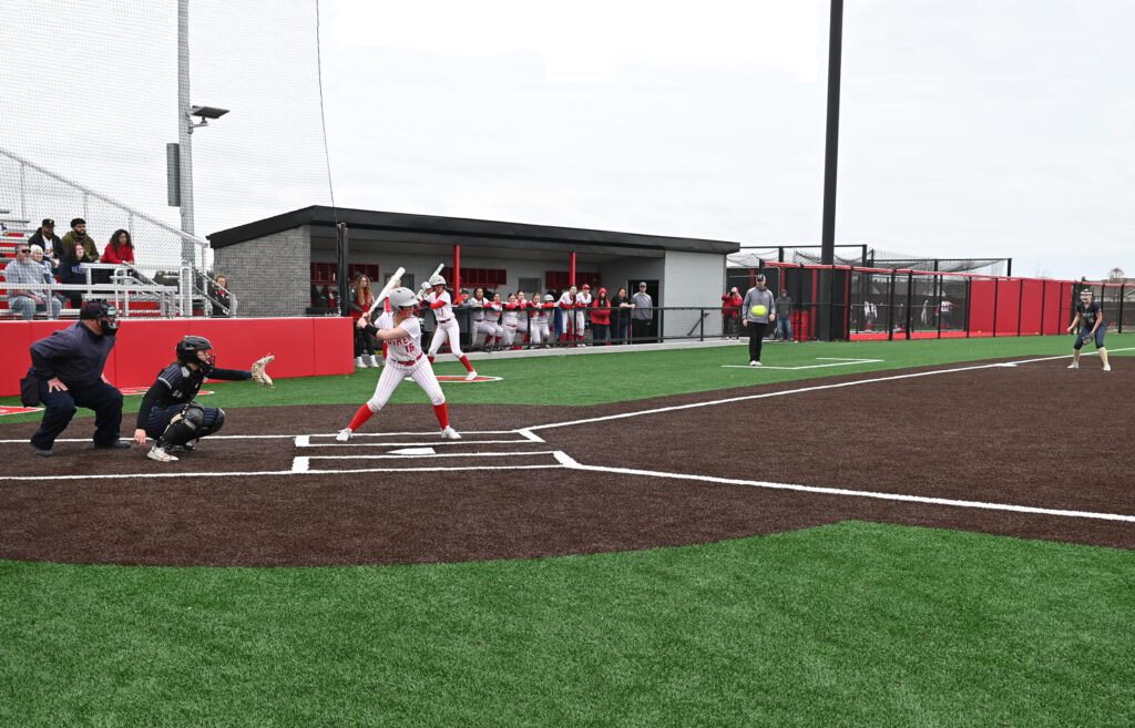 GCS Baseball Softball Complex Grand Opening | Weigand Construction Players at bat