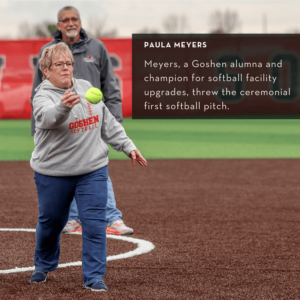 Paula Meyers First Pitch