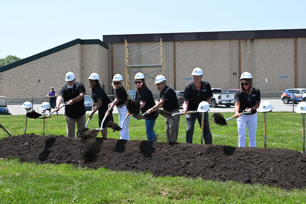 Leo Fieldhouse Groundbreaking | Weigand Construction Breaking Ground