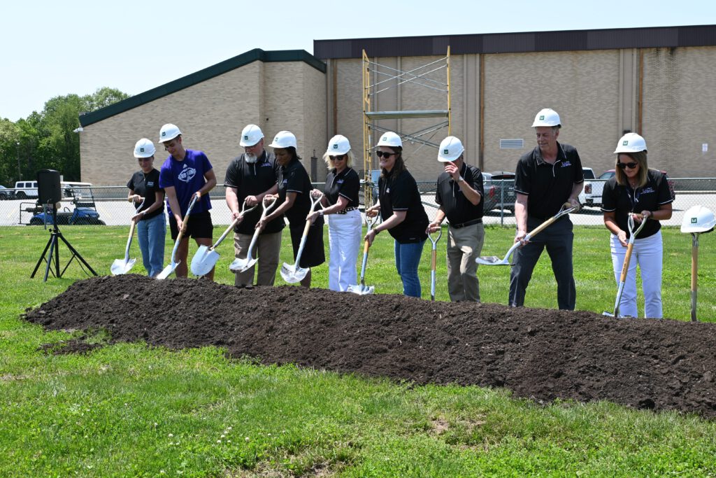 Leo Fieldhouse Groundbreaking | Weigand Construction Shovels