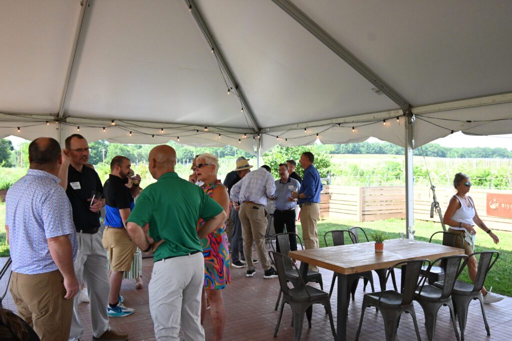 SB Client Event | Weigand Construction Socializing