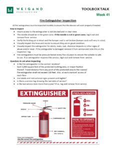41) Oct. 13 Oct. 17 Fire Extingishers 1