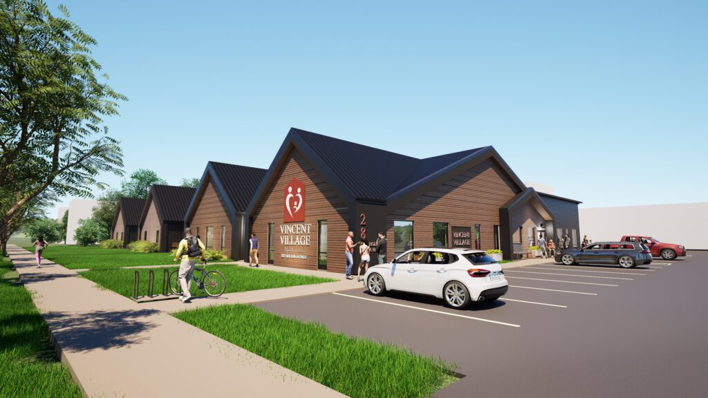 Vincent Village Groundbreaking | Weigand Construction Concept Art