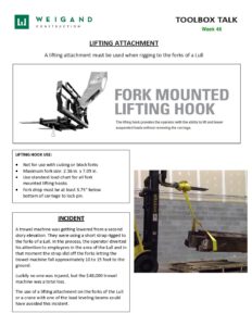 46) Nov. 17 Nov. 21 Lifting Attachment