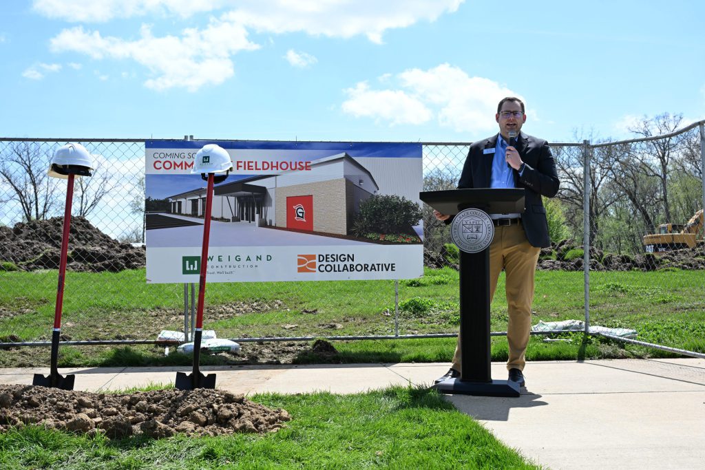 Grace College Community Fieldhouse Groundbreaking | Weigand Construction Speaker 4