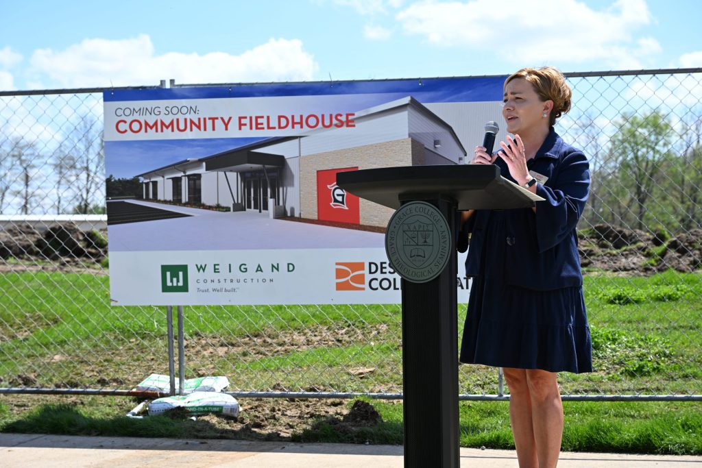 Grace College Community Fieldhouse Groundbreaking | Weigand Construction Speaker 2