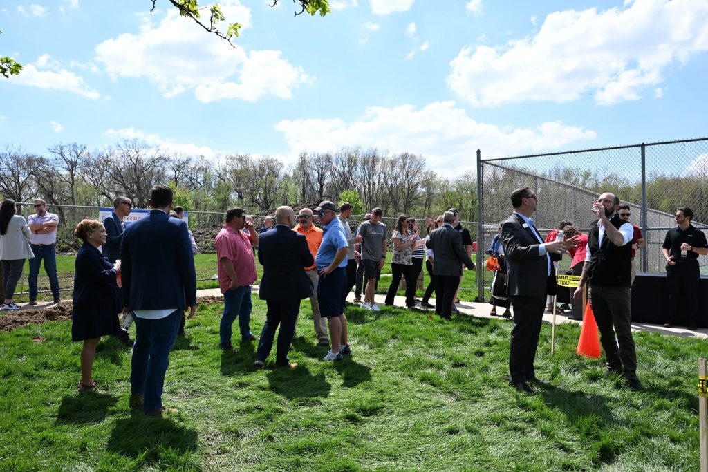 Grace College Community Fieldhouse Groundbreaking | Weigand Construction Event Attendees